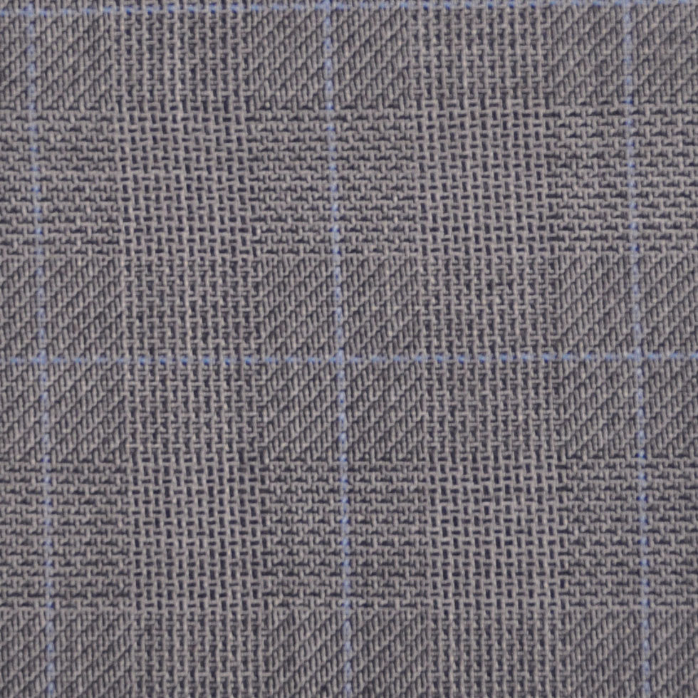 Gray/Chalk Blue Plaid Suiting - Joann Fabrics