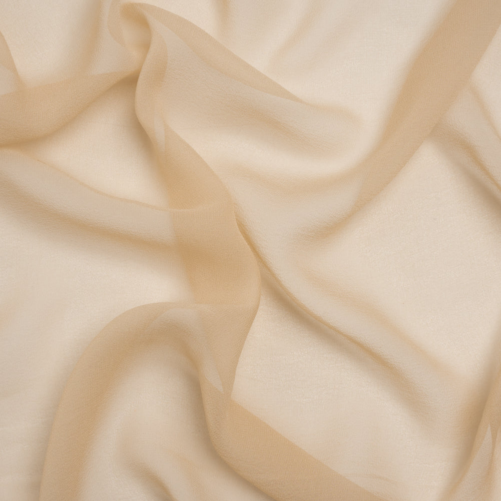 Famous Australian Designer Beige Silk Georgette - Joann Fabrics