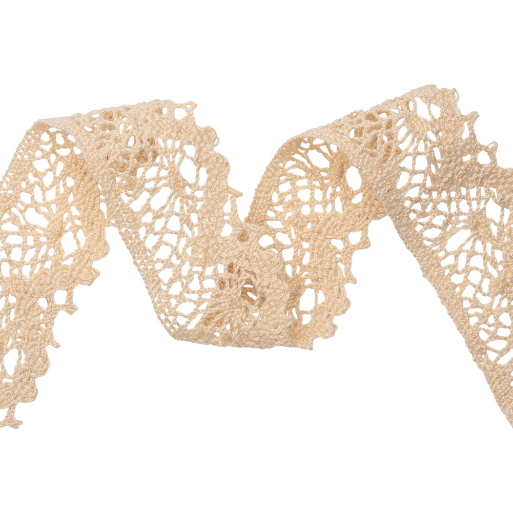 Natural Hanging Baskets Cotton Cluny Lace Trim - 1.625
