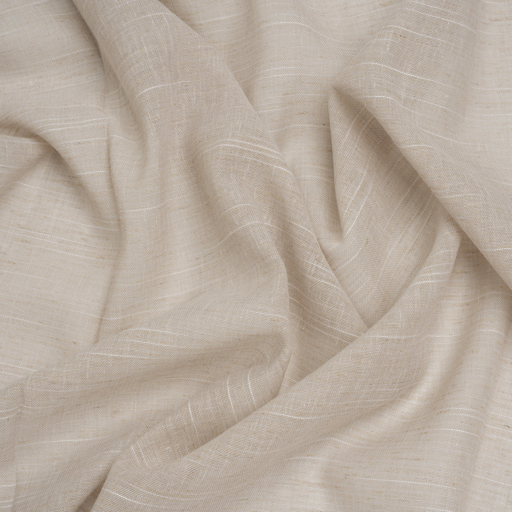 Slubbed Cotton and Linen Double Wide Drapery Sheers Fabric - Smoke Heathered - British Imported - Joann Fabrics