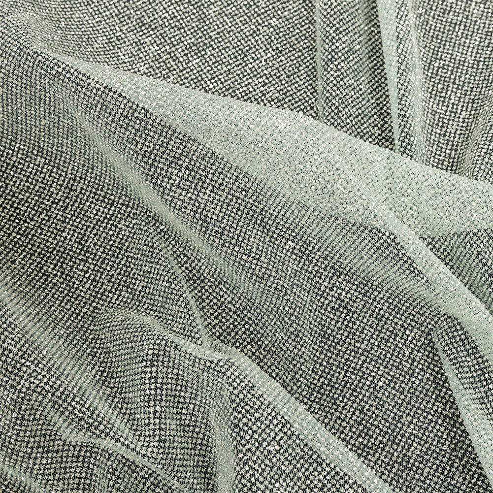 Tulle with Metallic Platinum Glitter - Clearwater - Platina Collection - Joann Fabrics