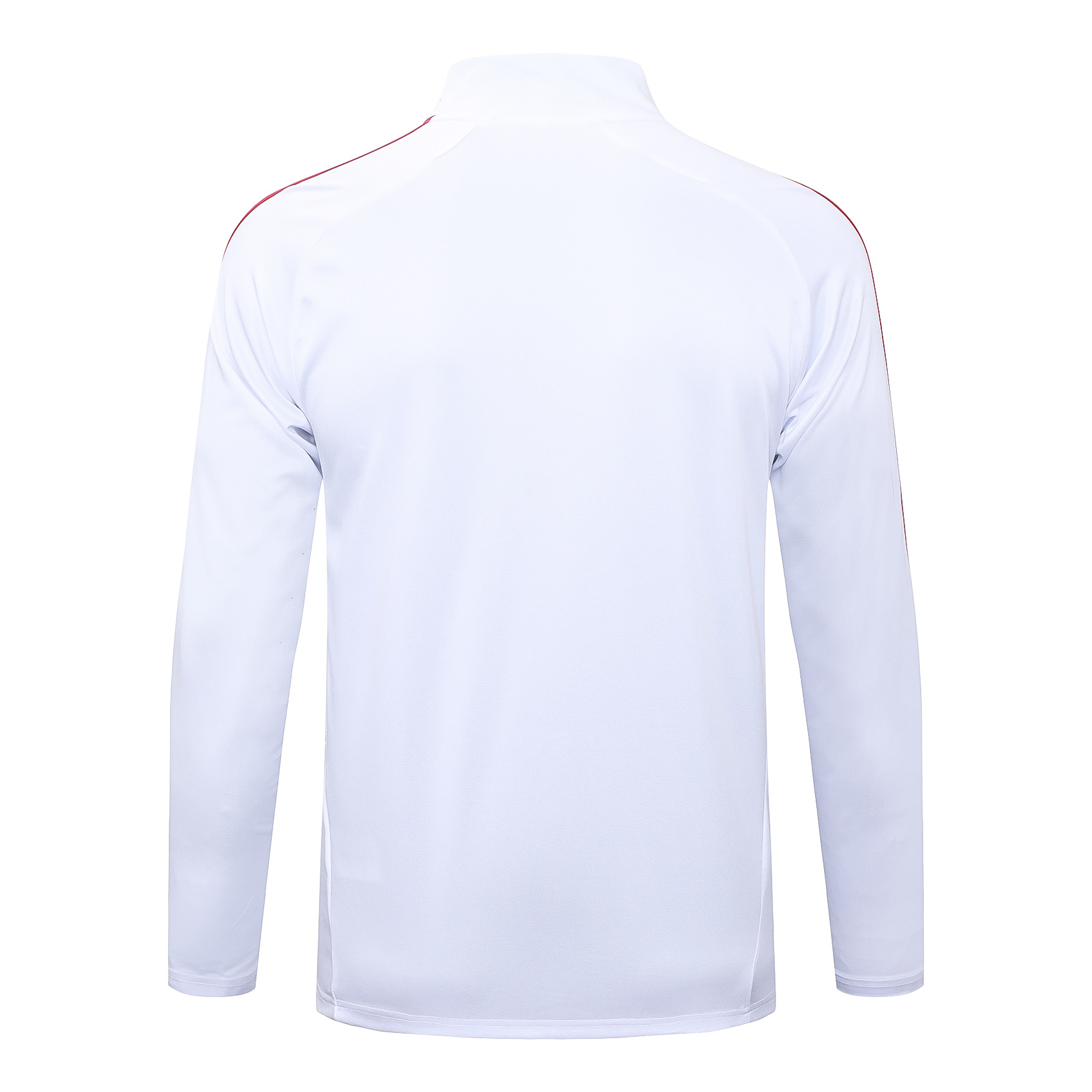 2025/2026 Bayern Munich Half-Pull Training Suit White Retro Style Football Shirt 1:1 Thai Quality Set