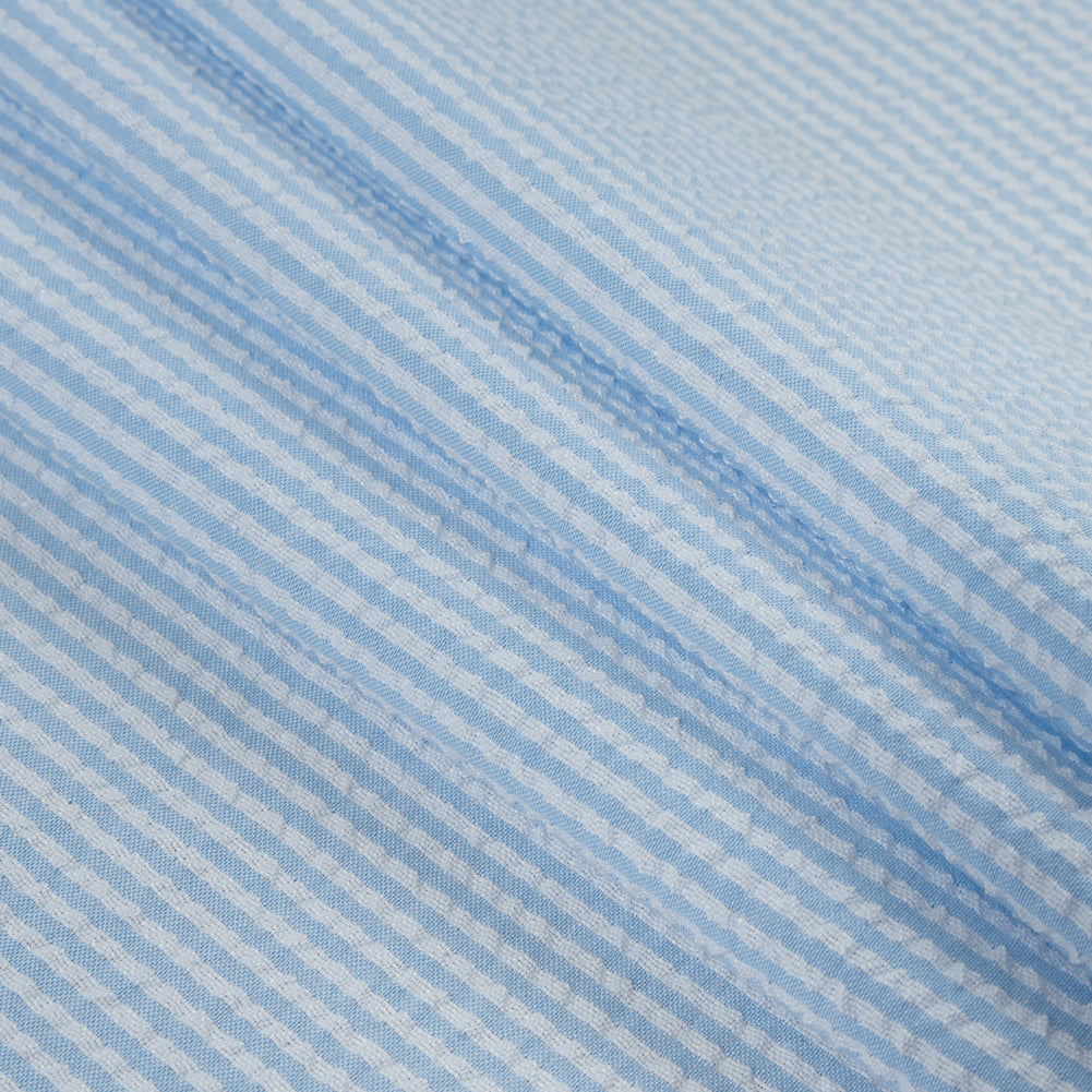 Dewey Light Blue Candy Striped Seersucker - Joann Fabrics