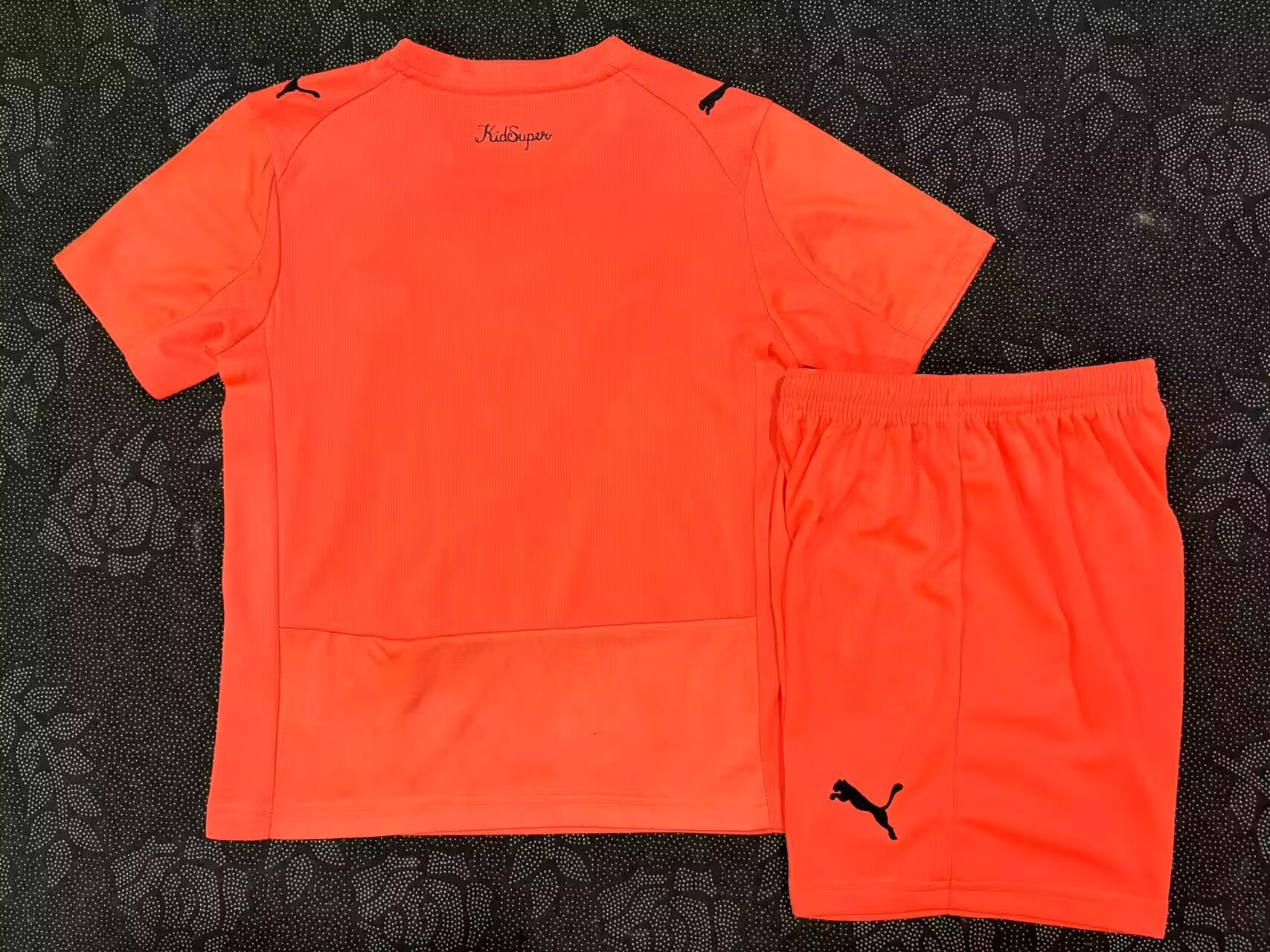 2025/2026 Manchester City Goalie Orange Football Jersey 1:1 Thai quality Kids Size
