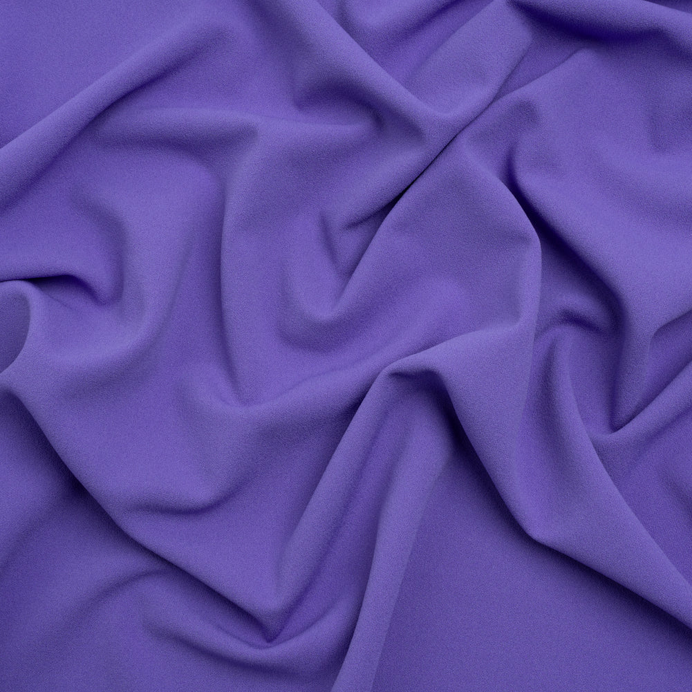 Stretch Polyester Crepe Double Knit - Blue Violet - Designer Deadstock - Joann Fabrics