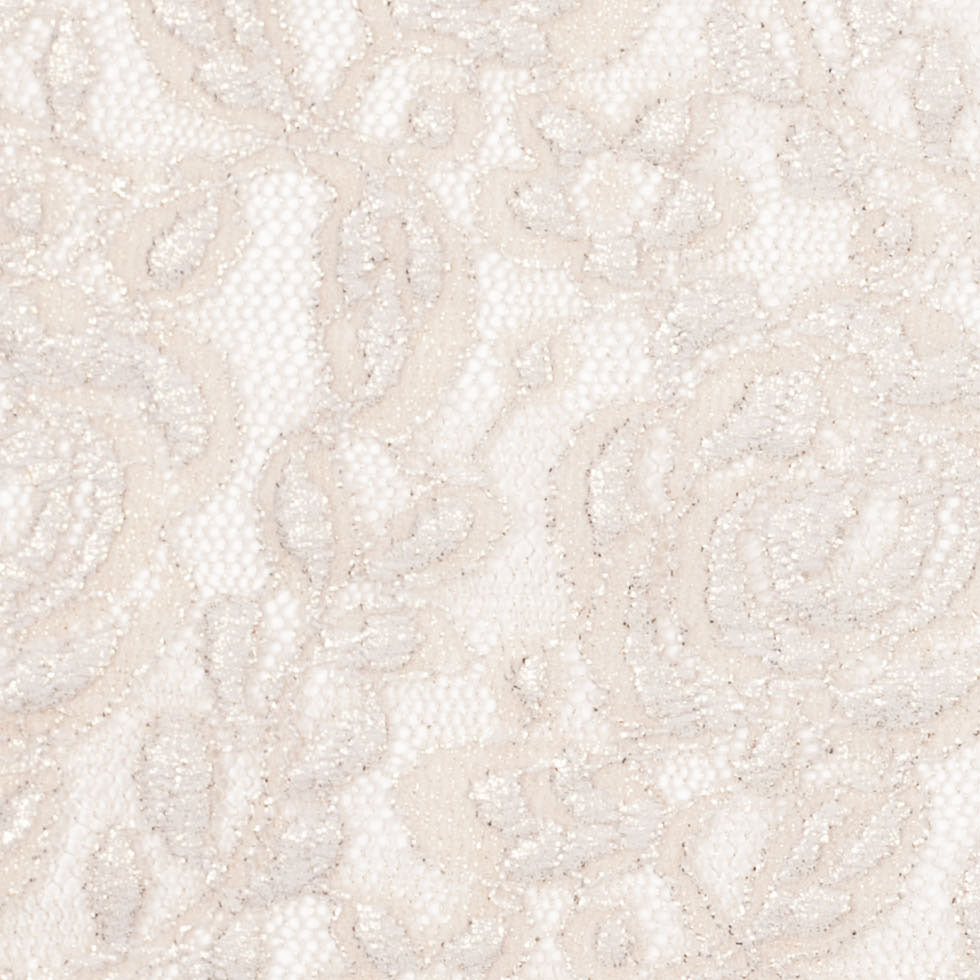 Metallic Coated Gold/Beige Floral Nylon Lace - Joann Fabrics