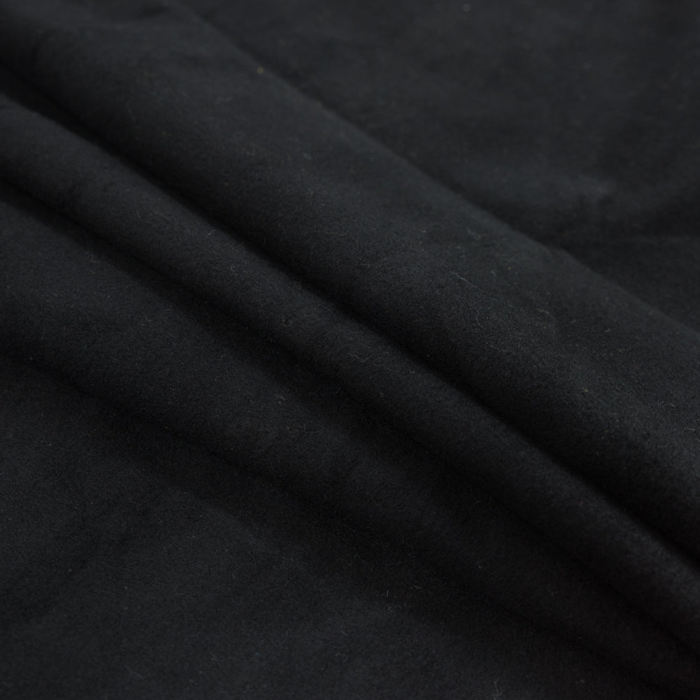 Fleece-Backed Stretch Cotton Knit - Black - Cecil Collection - Joann Fabrics