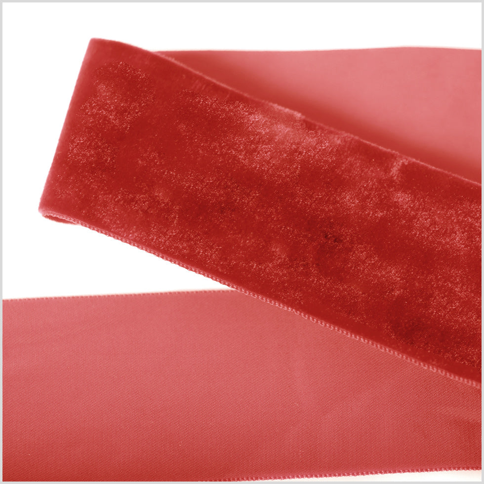 Single Faced Velvet Ribbon Made in Italy - 2