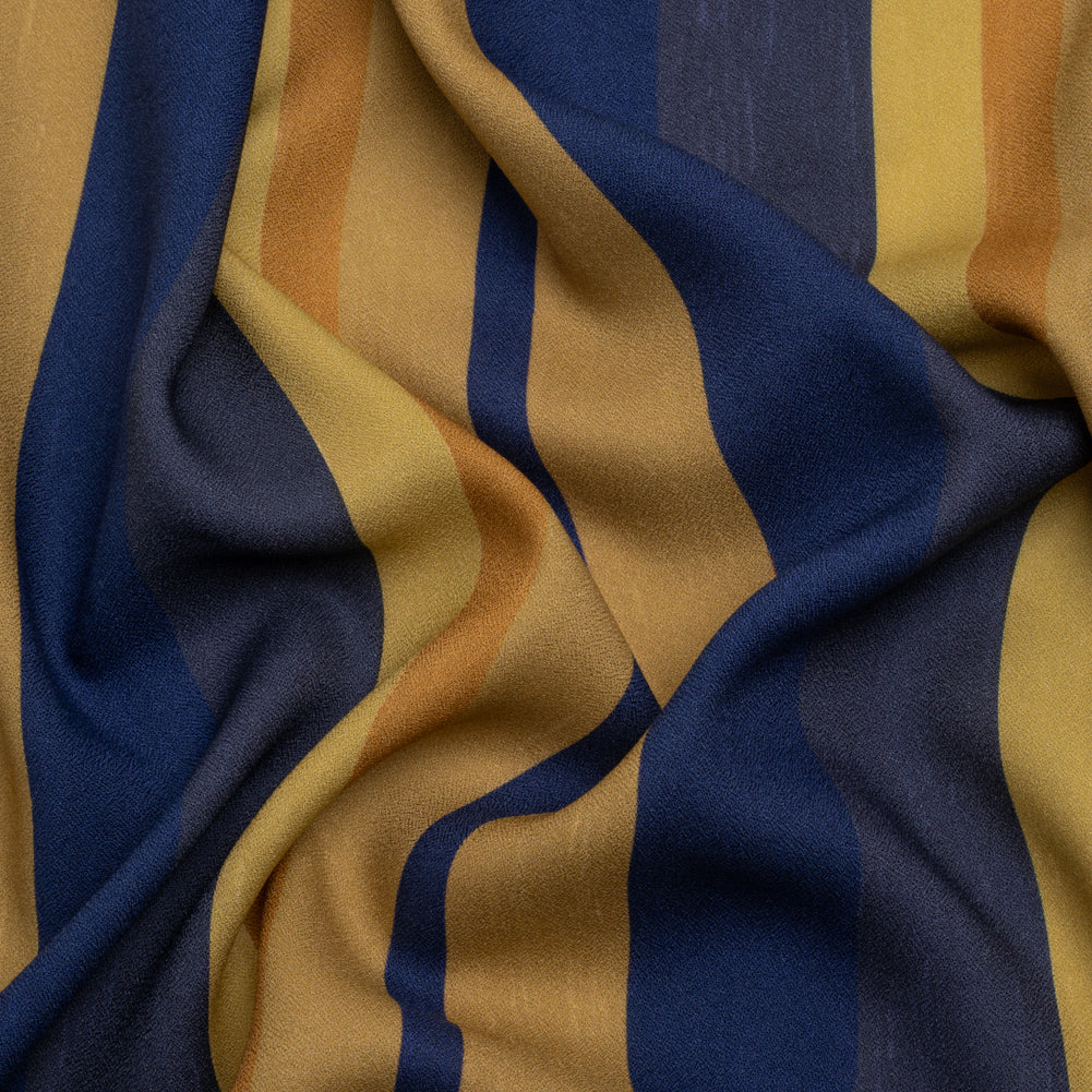 Mood Exclusive Salt Spray Stripes Viscose Crepe - Joann Fabrics