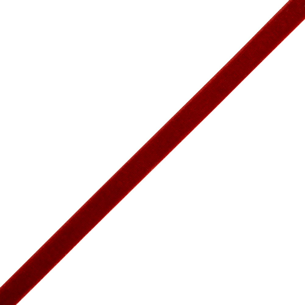 Stretch Velvet Ribbon Trim Made in Italy - 0.375