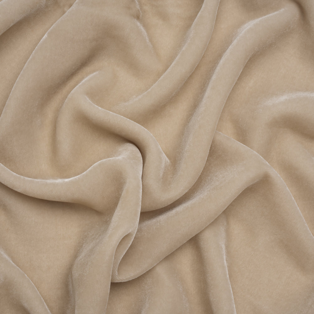Rayon-Silk Velvet - Beige - Cicero Collection - Joann Fabrics