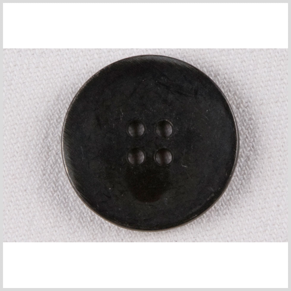 Metal 2-Hole Button - 36L/23mm - Dark Gunmetal Distressed Flat - Joann Fabrics