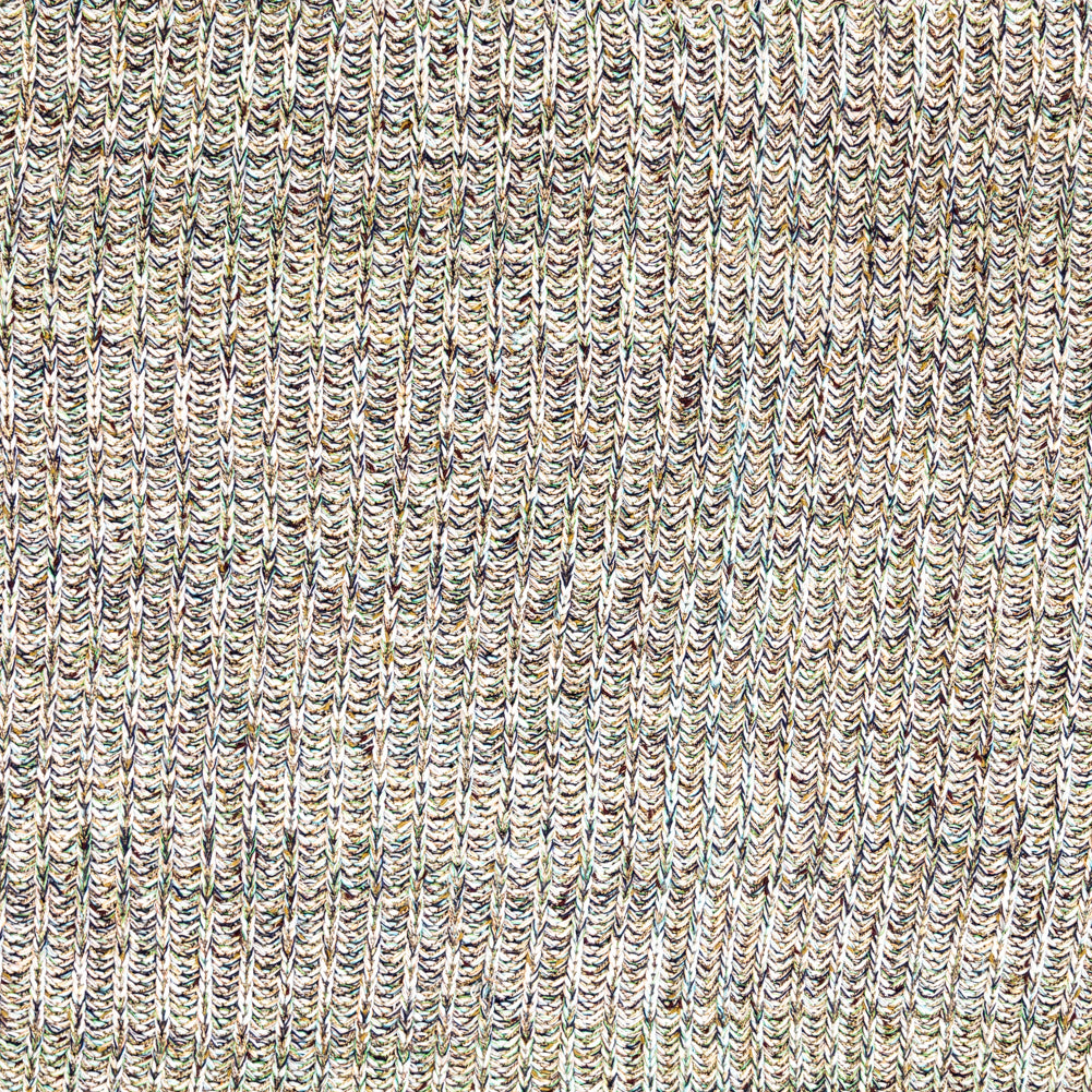 Italian Aqua, Navy and Green Chunky Wool Knit - Joann Fabrics