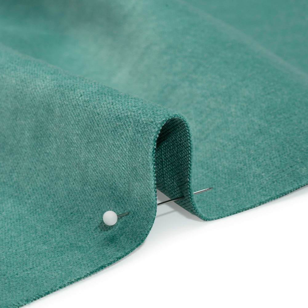 Polyester and Cotton Upholstery Velvet - Aqua - Corry Collection - Joann Fabrics