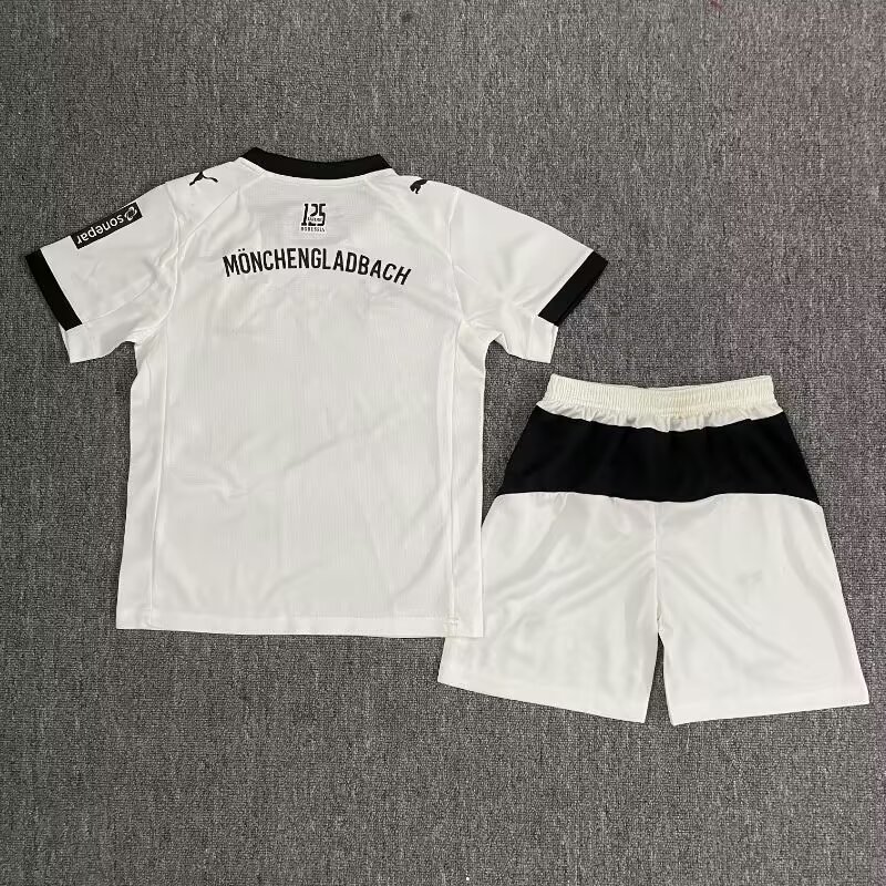 2025/2026 Borussia Mönchengladbach Home Football Shirt 1:1 Thai Quality Kids Size