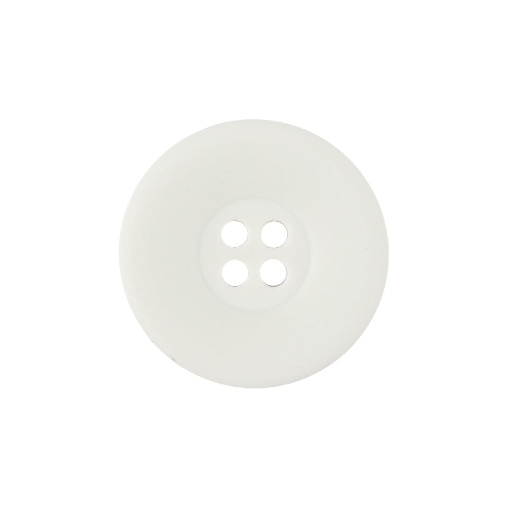 Matte White Shallow Plate 4-Hole Plastic Button - 36L/23mm - Joann Fabrics