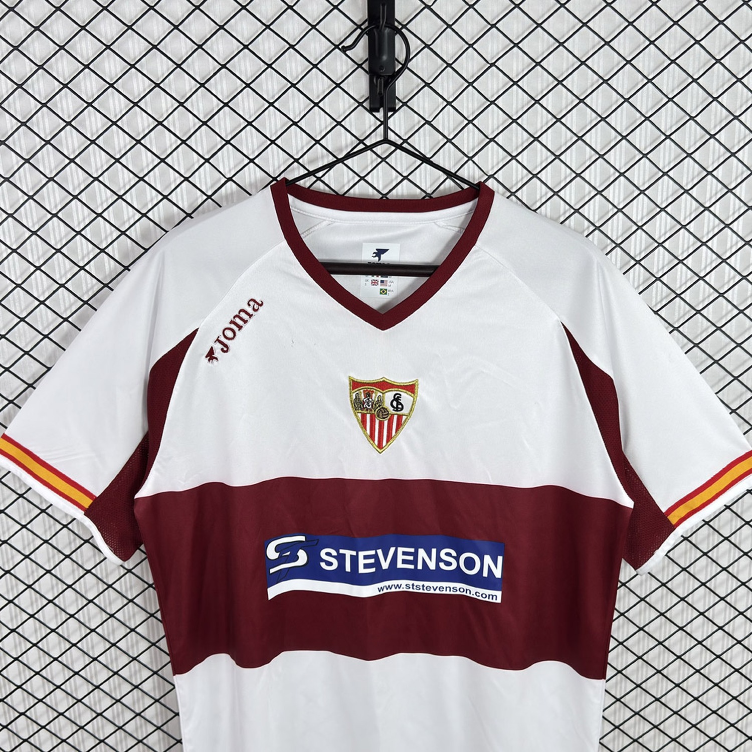 Retro Sevilla FC 2005-06 Home European Jersey - UnitedFutballJersey