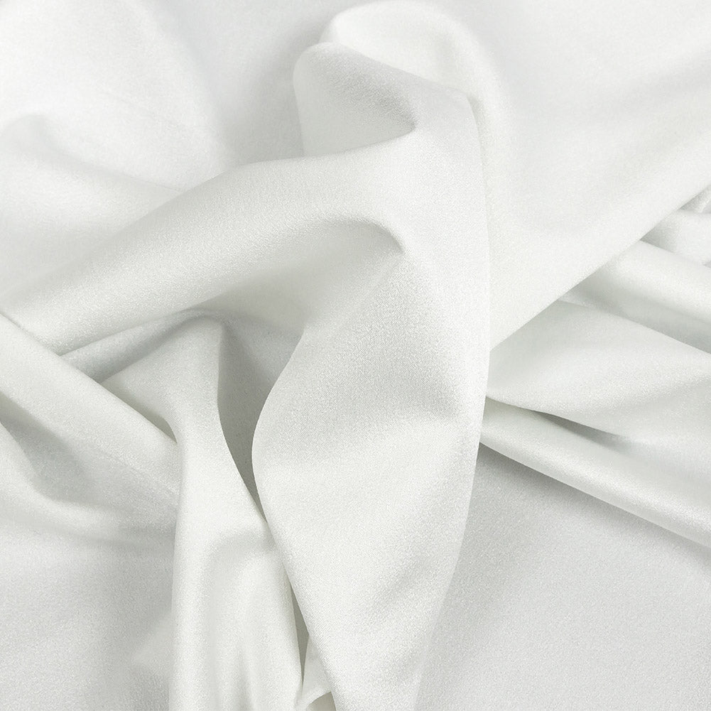 Lux Polyester Crepe Back Satin - White - Isla Collection - Joann Fabrics