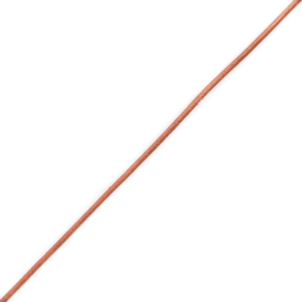 Metallic Copper Leather Cord - Joann Fabrics