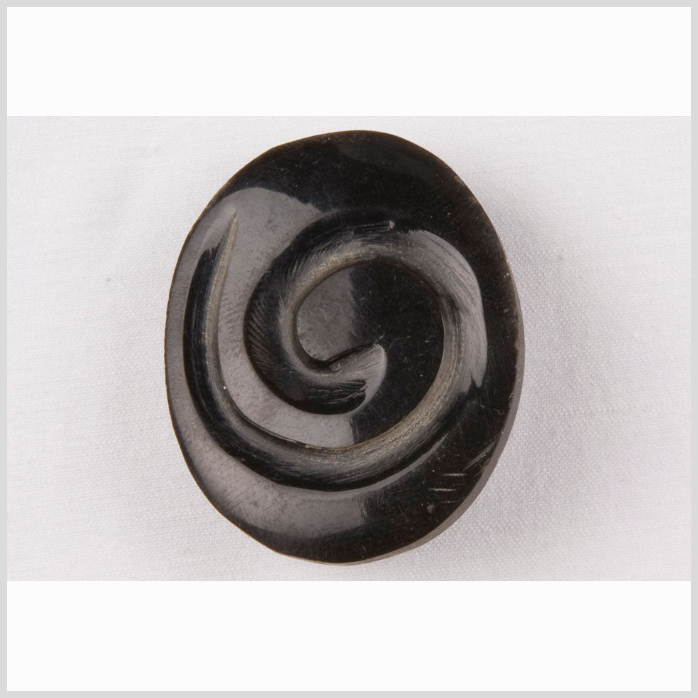 Black Horn Coat Button - 54L/34mm - Joann Fabrics
