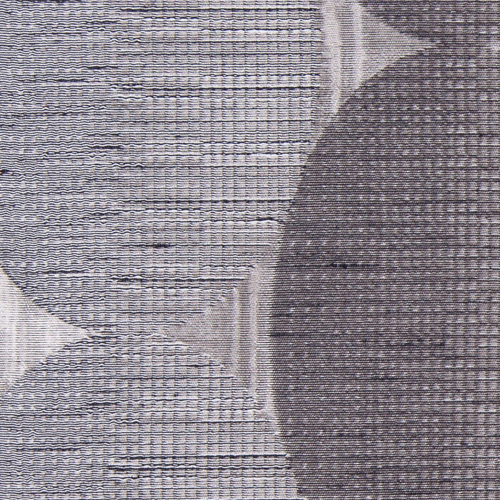 Silver Rows of Ovals Textured Jacquard - Joann Fabrics