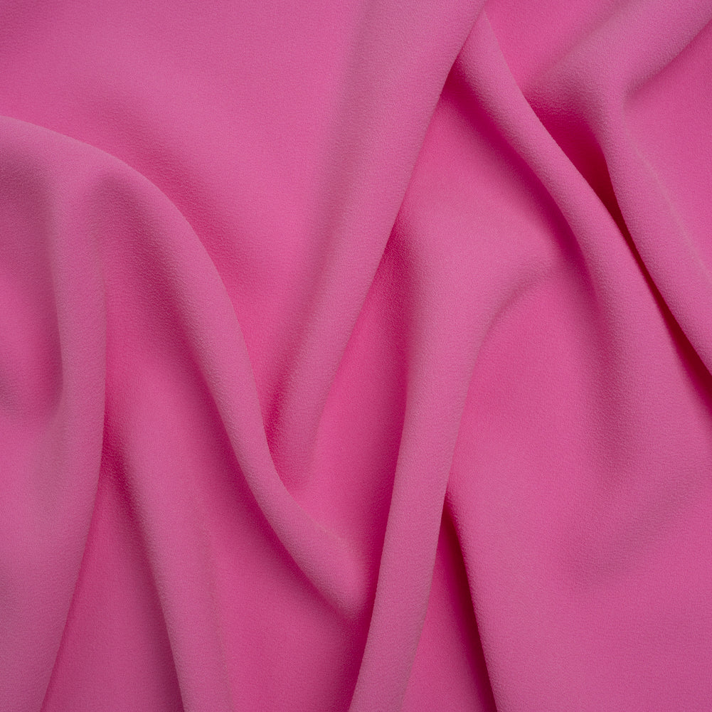 Stretch Polyester Crepe by Alex Perry - Bubblegum Pink - Designer Deadstock - Joann Fabrics