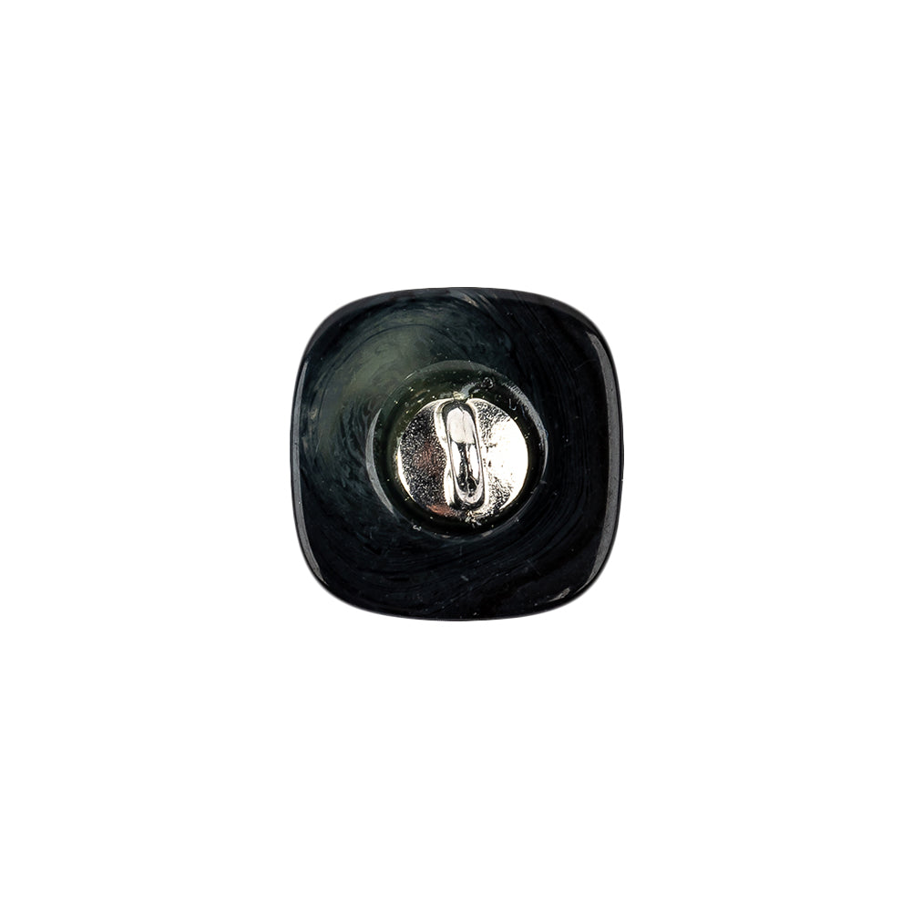 Dark Depths Swirls and Iced Pewter Metal Circles Beveled Glass Button - 28L/18mm - Joann Fabrics