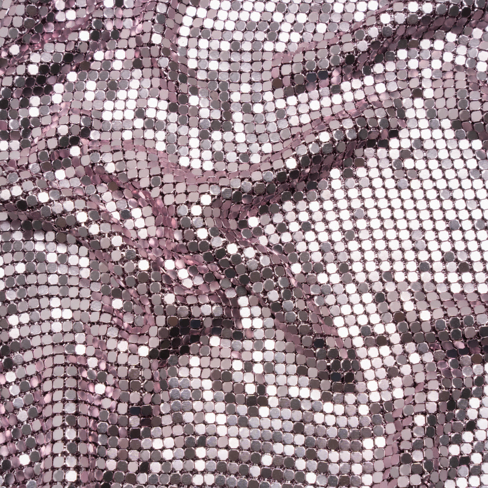 Aluminum Chainmail Fabric Panel, 3mm Tubular - Light Pink - Joan Collection - Joann Fabrics