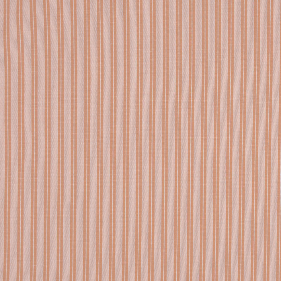 Clay/Off-White Striped Shirting - Joann Fabrics
