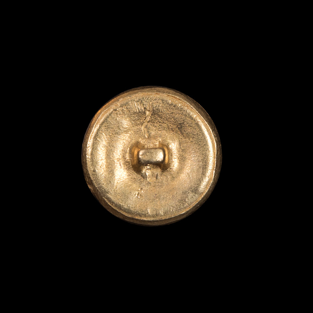 Gold Faux 4-Hole Metal Shank Back Button - 34L/21.5mm - Joann Fabrics