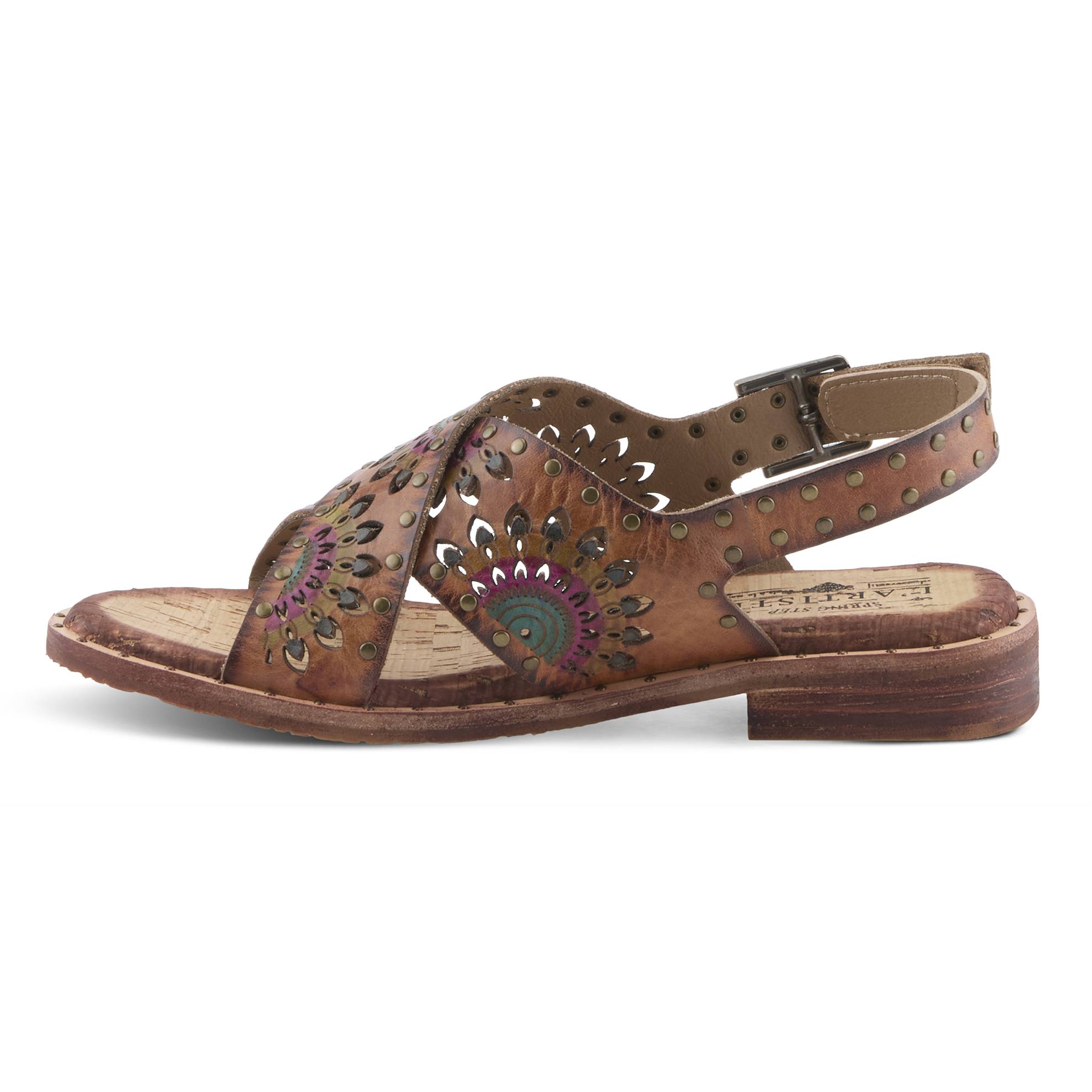 Crossroads Leather Sandal, L'Artiste by Spring Step® - Northstyle Catalog
