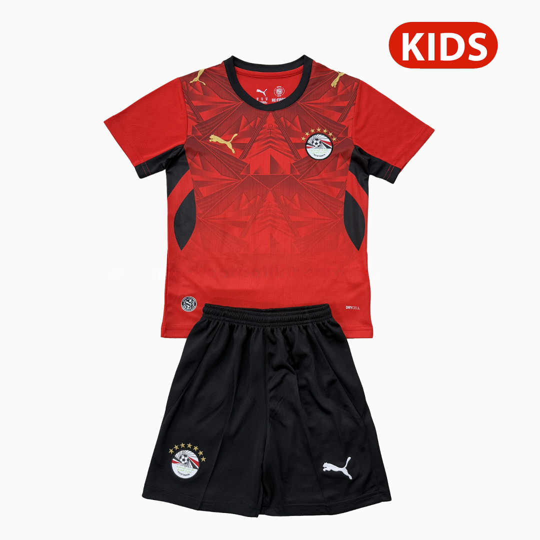 Egypt 2026 Home Kids Kit - UnitedFutballJersey