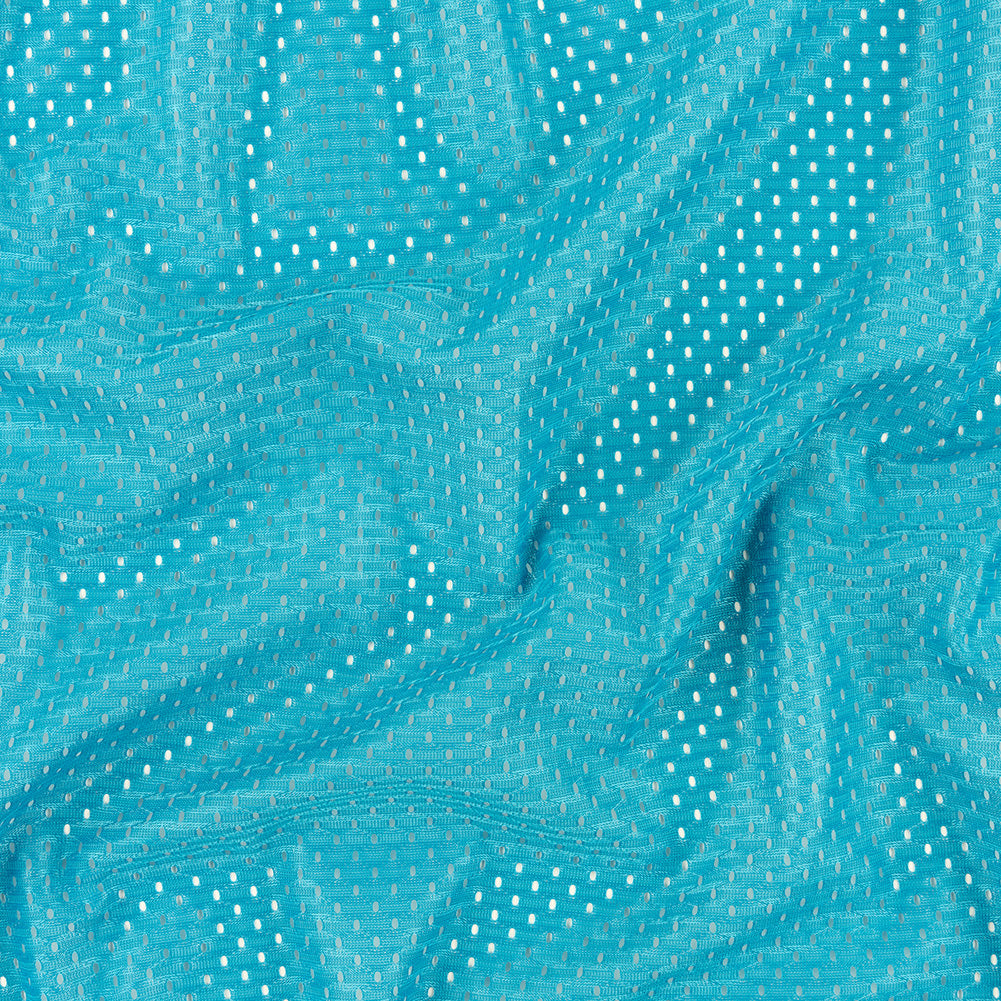 Polyester Athletic Mesh - Turquoise - Heracles Collection - Joann Fabrics