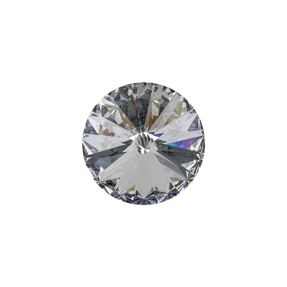 Vintage Swarovski Crystal and Silver Aluminum Foiled Shank Back Button - 28L/18mm - Joann Fabrics