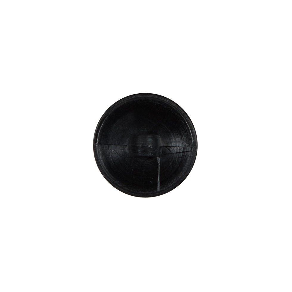 Italian Black Floral Nylon Button with Rhinestone Center - 20L/12.5mm - Joann Fabrics