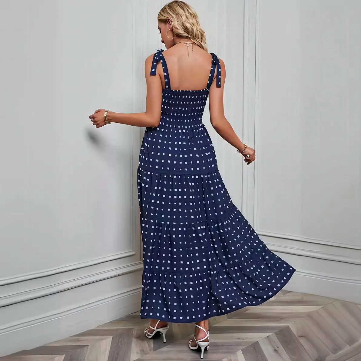 Petite Stamp Sling Dress PCD22