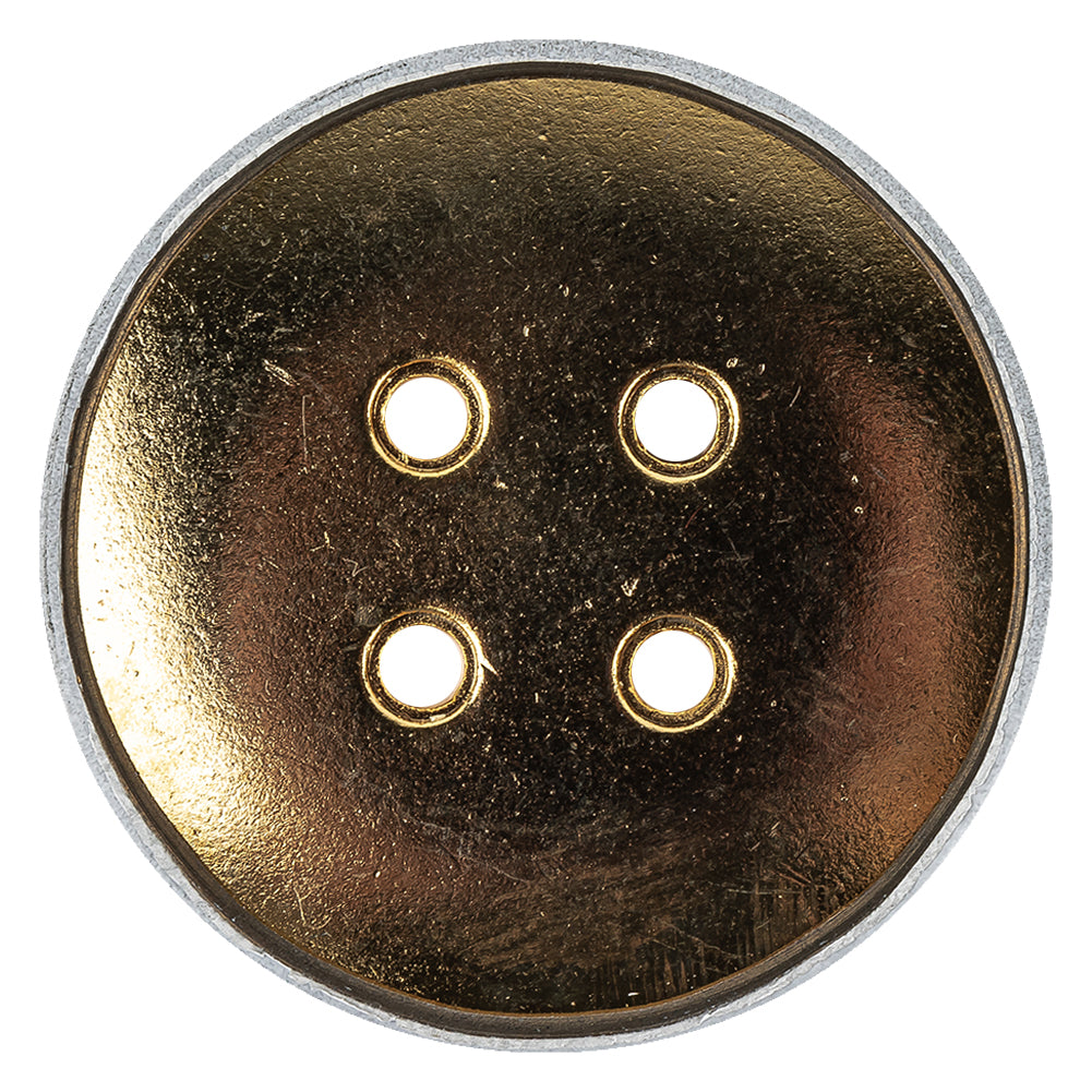 White Lacquer Gold Metal Button - 60L/38mm - Joann Fabrics