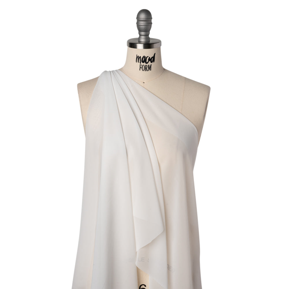 Polyester Chiffon - White - Designer Deadstock - Joann Fabrics