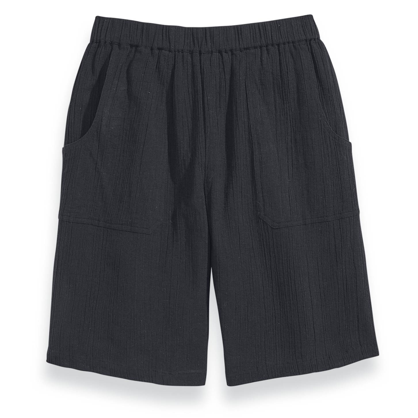 Crinkle Cotton Pull-On Shorts - Northstyle Catalog