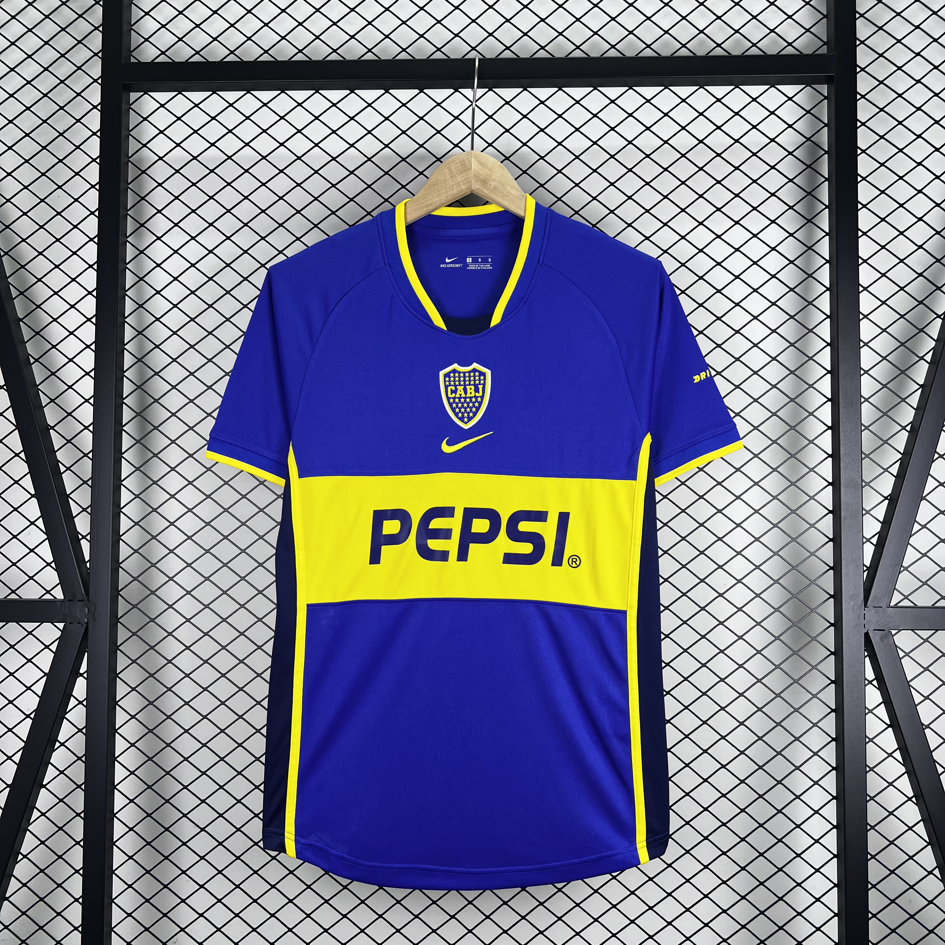 2002/2003 Retro Boca Juniors Home Football Jersey 1:1 Thai Quality