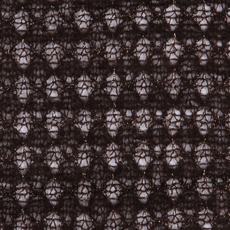 Brown/Gold Solid Novelty Knit - Joann Fabrics
