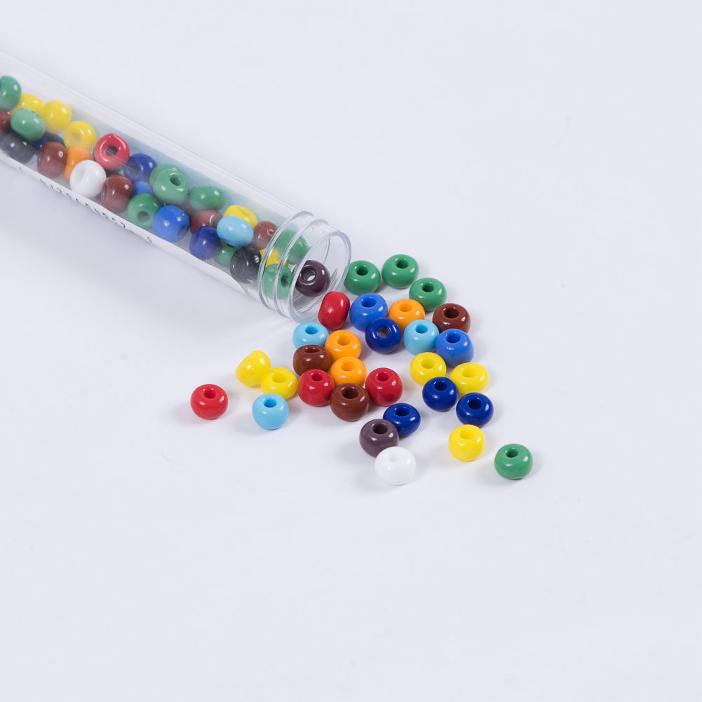 Multicolor Opaque Czech Seed Beads - Size 2 - Joann Fabrics