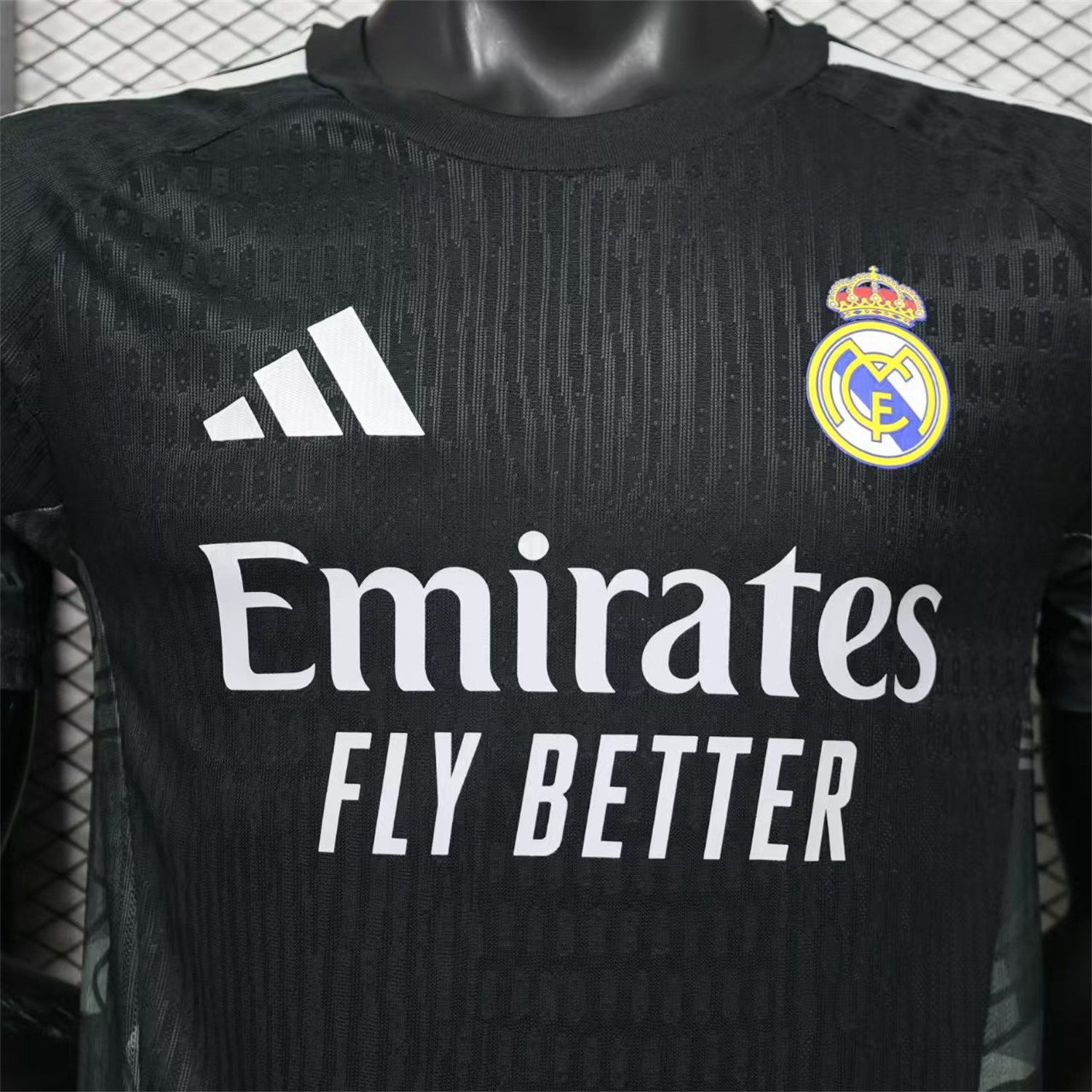 Real Madrid 26-27 Black Goalkeeper Jersey - Player Version - UnitedFutballJersey