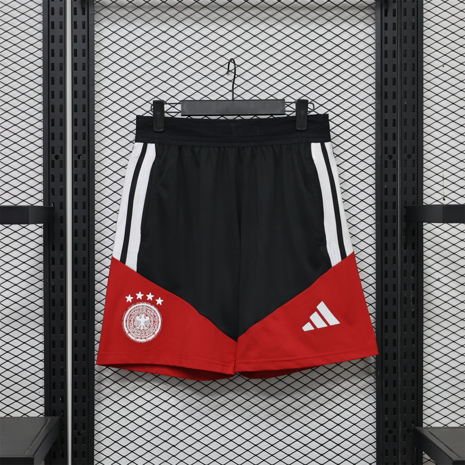 Germany 2026 Red Black Training Shorts - Player Version - UnitedFutballJersey
