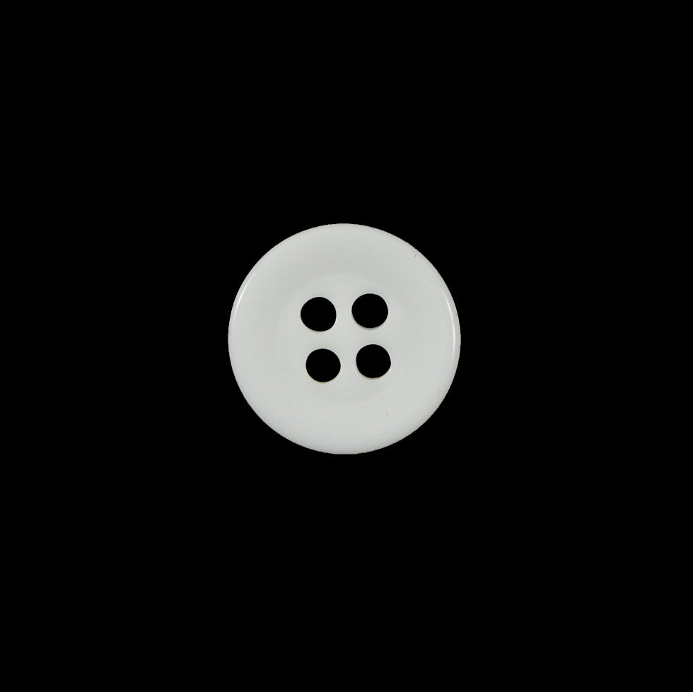 Italian White 4-Hole Plastic Button - 20L/12.5mm - Joann Fabrics