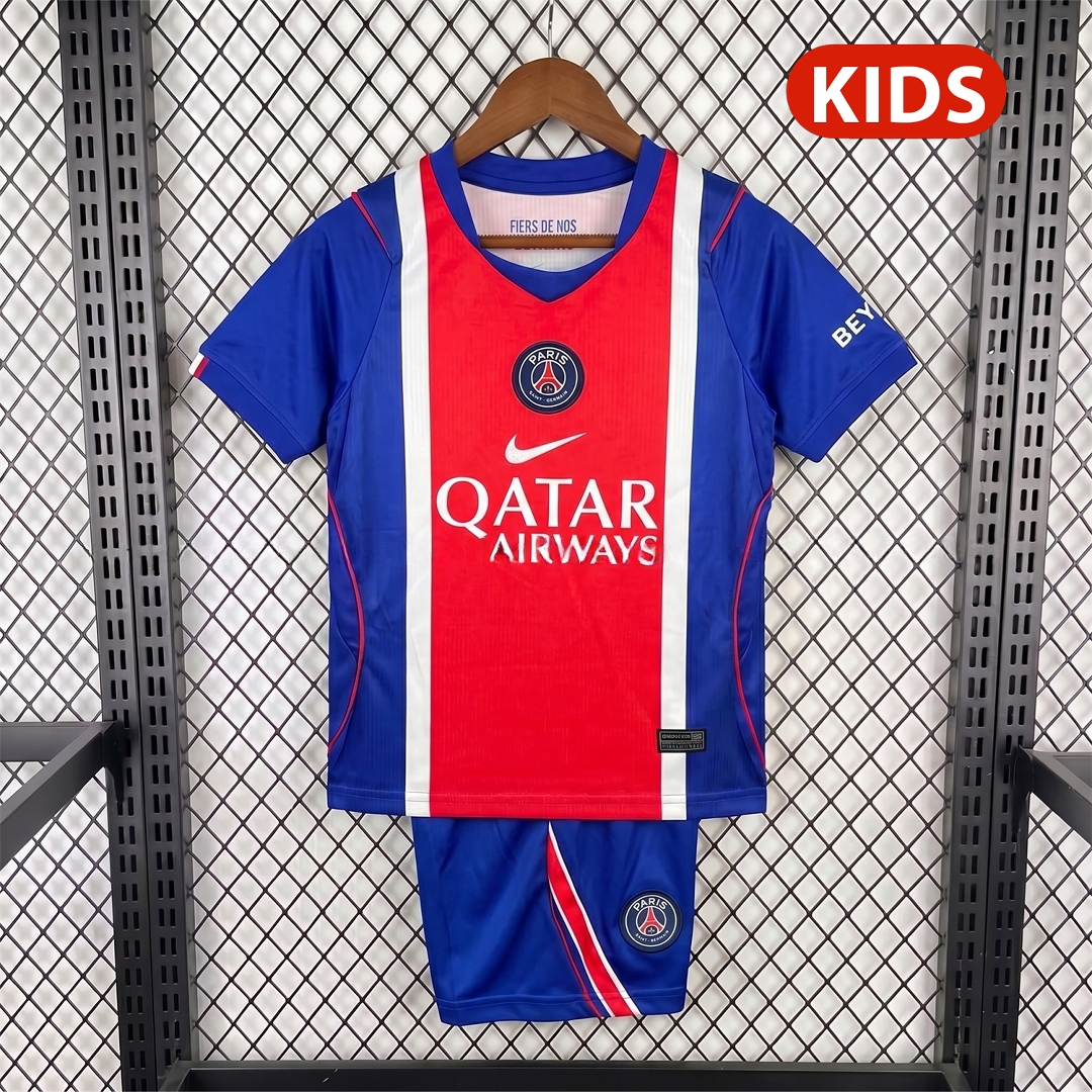 Paris Saint-Germain PSG 26-27 Home Kids Kit - UnitedFutballJersey