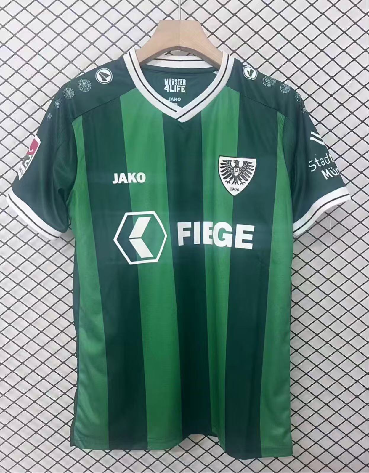 2025/2026 Preußen Münster Home Football Jersey 1:1 Thai Quality