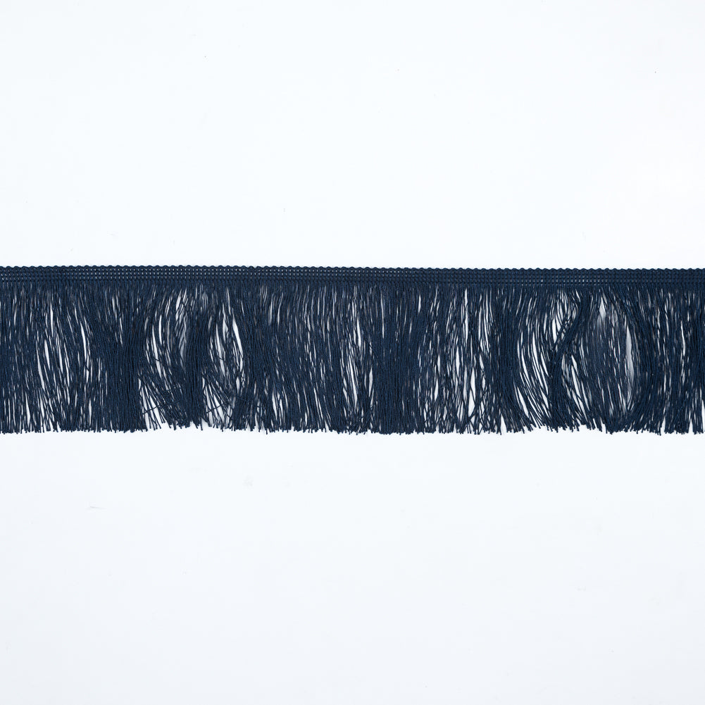 Dark Navy European Chainette Fringe - 4