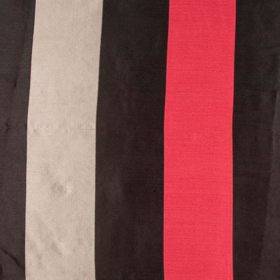 Black/Cranberry/Stone Stripes Woven - Joann Fabrics