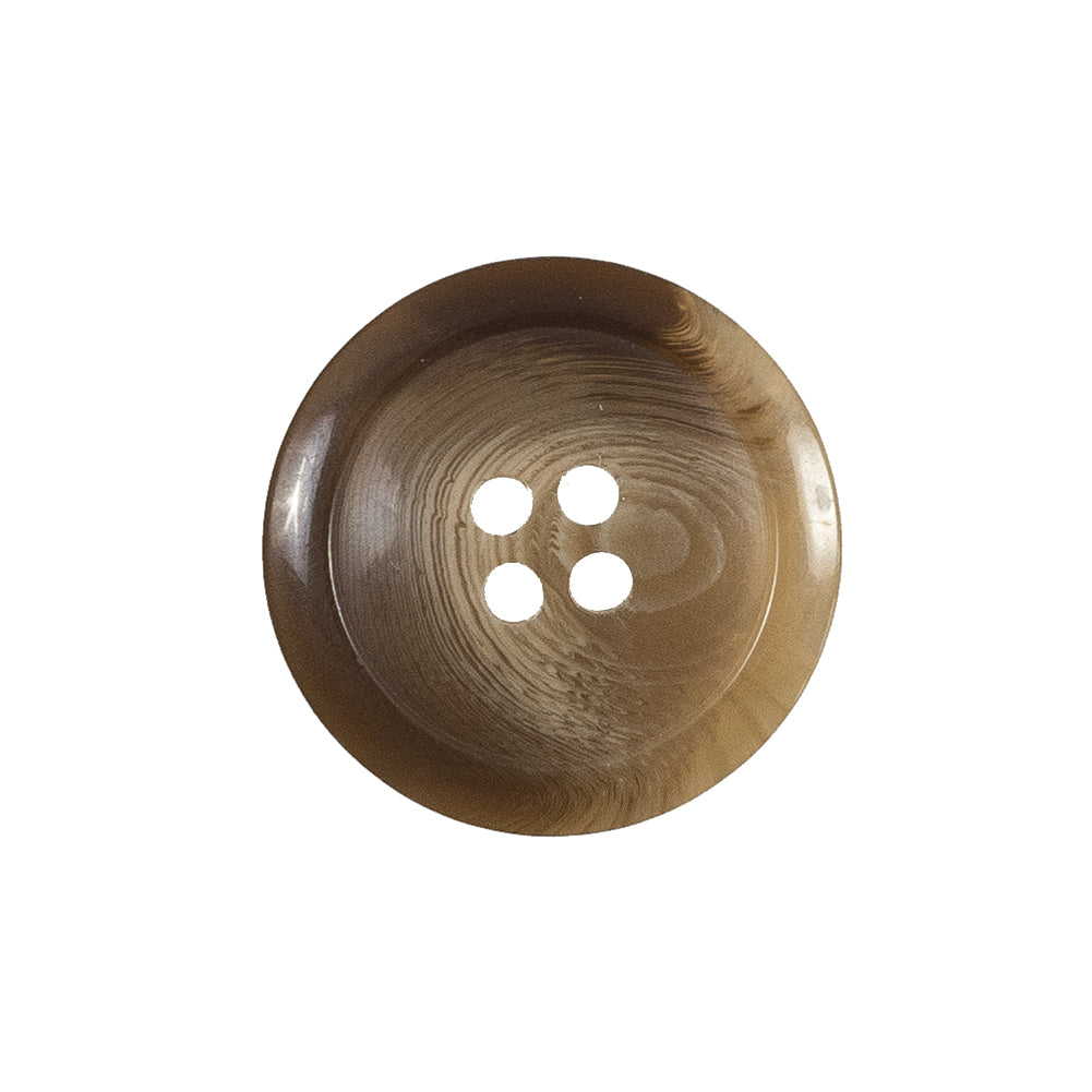 Dark Beige Swirled Plastic Button - 36L/23mm - Joann Fabrics